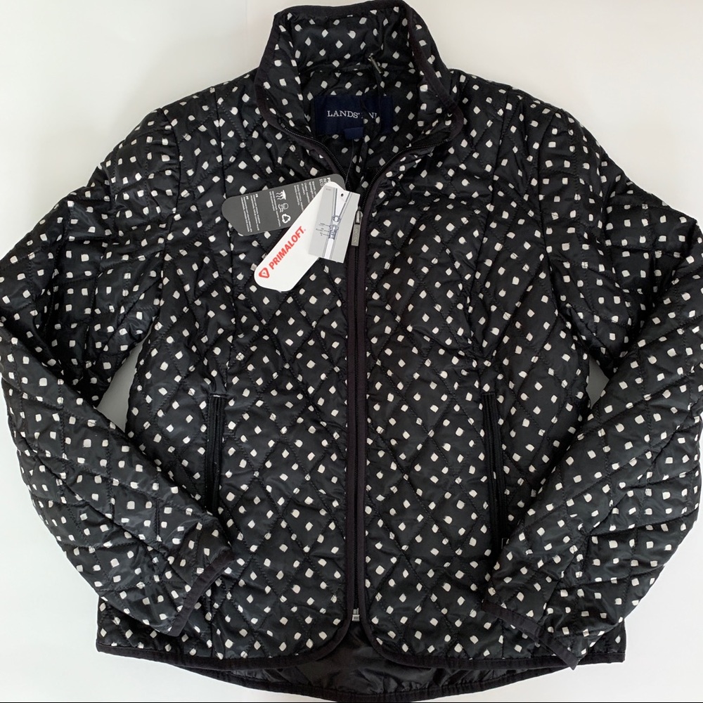 NWT Lands’ End Primaloft Quilted Packable Coat